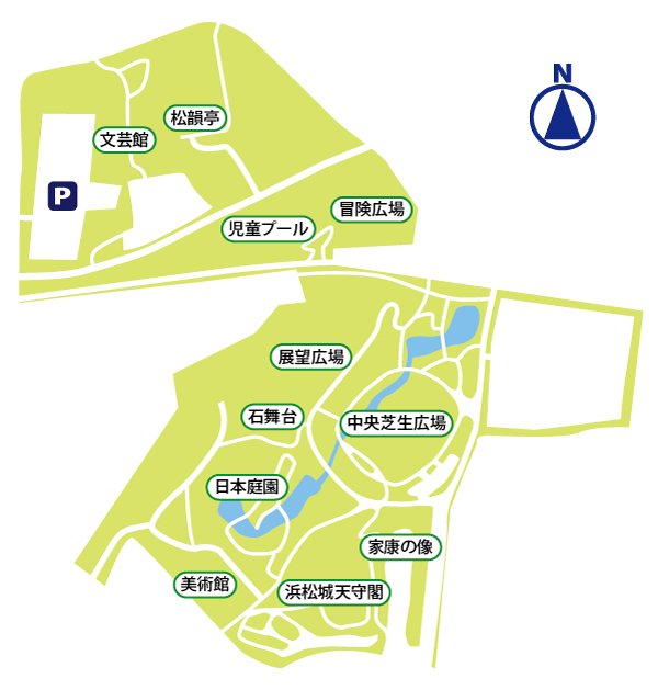 浜松城公園_園内マップ